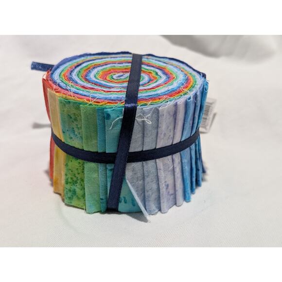 Rainbow Batik Junior Jelly Roll - Picture 6 of 6
